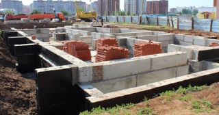 Фундаменты промышленных зданий в Астрахани цена от 24912 руб. - заказать строительство фундамента промздания под стальные колонны